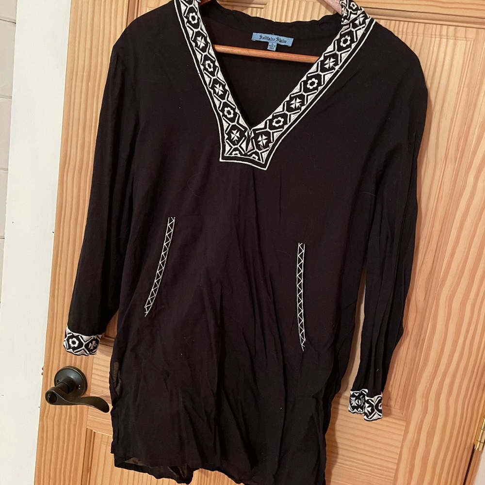 Solitaire swim cover up size large